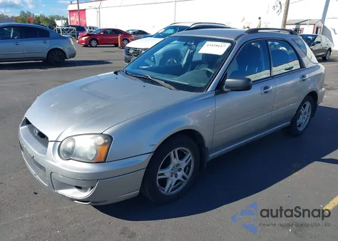2005 Subaru Impreza 2.5Rs from USA, damaged, VIN JF1GG67585H812921